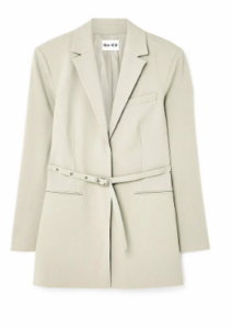 Tailored Belted Blazer