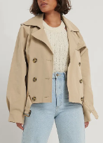 Short Trenchcoat Beige
