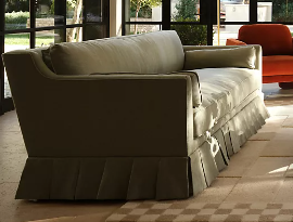  box pleated sofa
