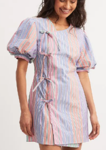  Loewe striped mini dress