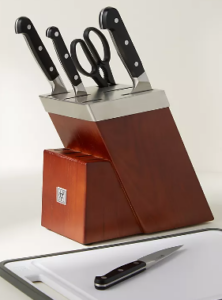 Zwilling pro-7-piece self-sharpening knife block set