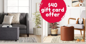 $40 Target Gift Card Spend $200 On Furniture